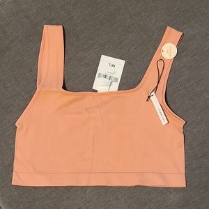 Seamless Ribbed Sports Bra